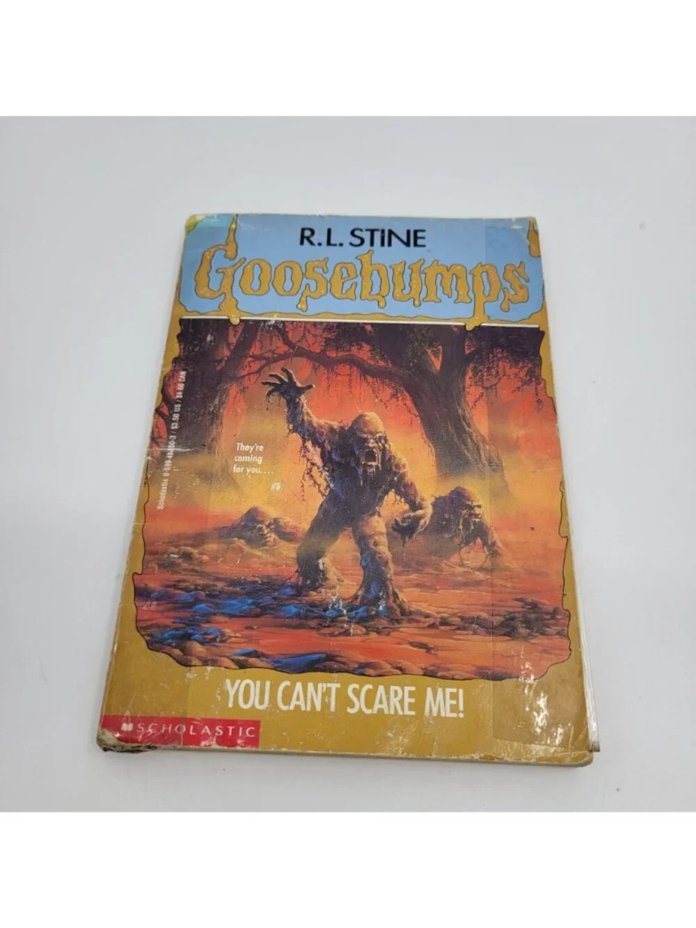 GOOSEBUMPS Lot of 4 Vintage Horror Books Juvenile Fiction by R.L. Stine - CB043